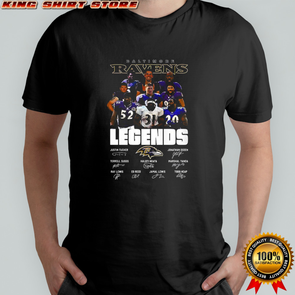 Baltimore Ravens Legends vintage signature shirt