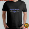 Baltimore Ravens x EMT Day peace love save lives Double-Sided T-shirt