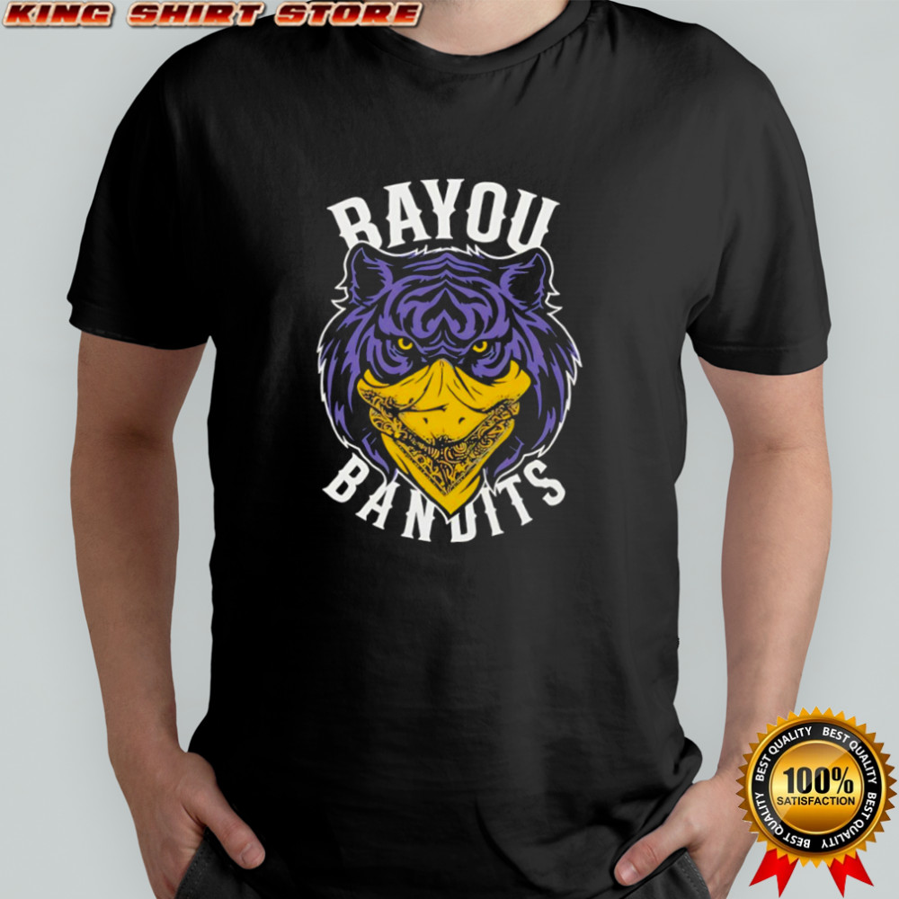 Bayou Bandits LSU Tigers logo shirt