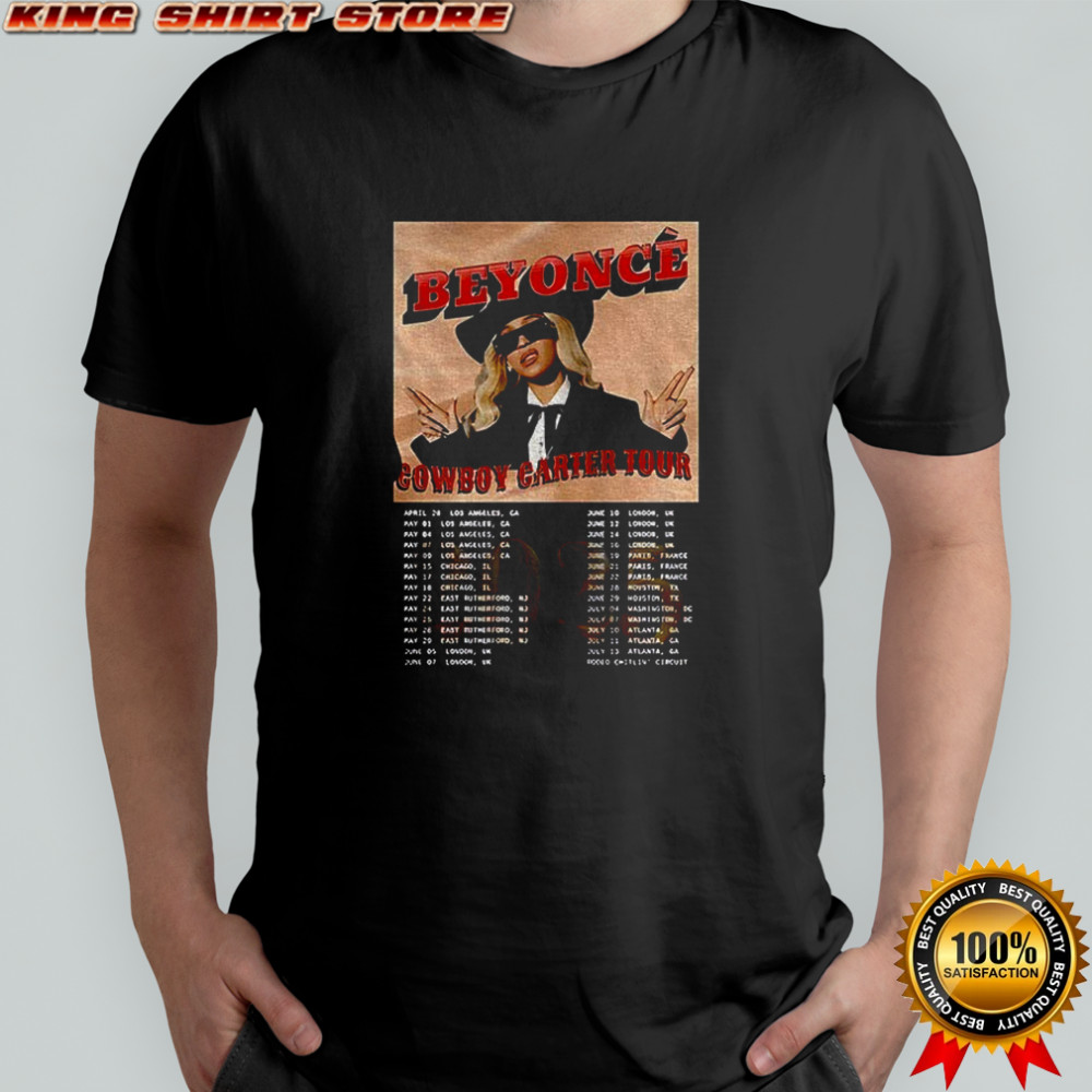 Beyoncé Cowboy Carter Tour New album 2025 shirt