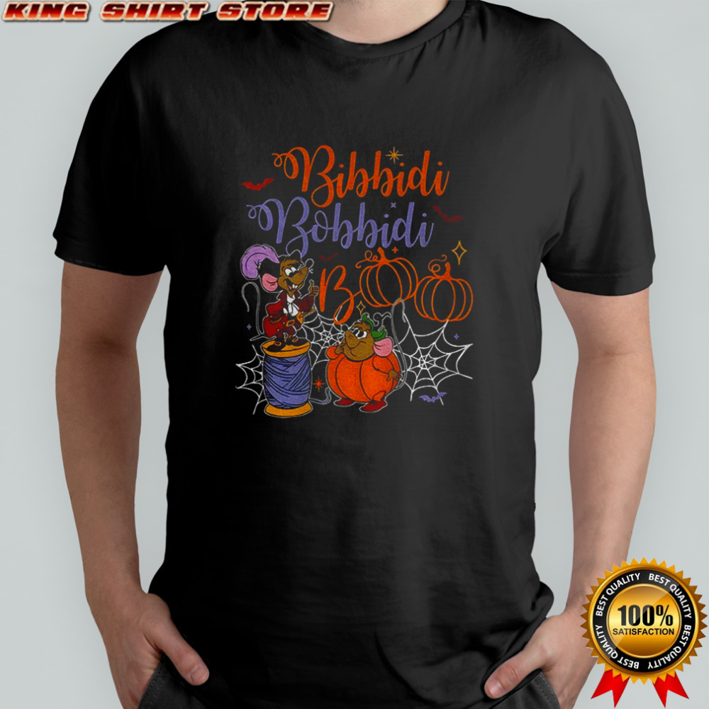 Bibbidi Bobbidi Boo Halloween Jaq and Gus Disney Cinderella shirt