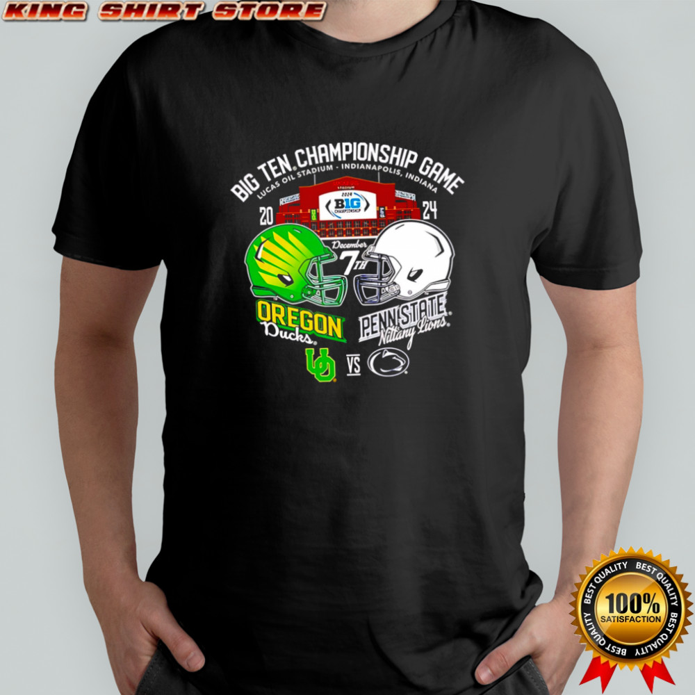 Big Ten Football Championship Stadium helmets shirt