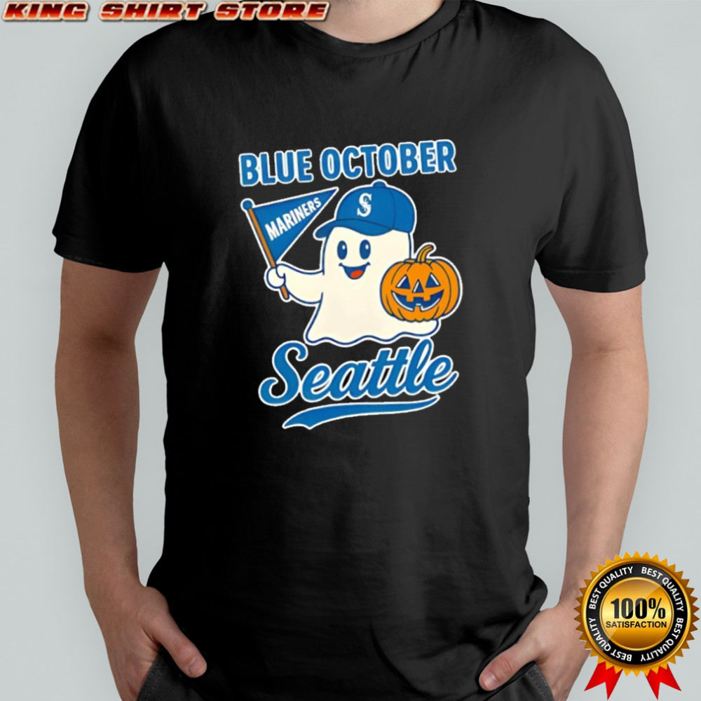 Blue October Seattle Mariners Halloween Ghost shirt