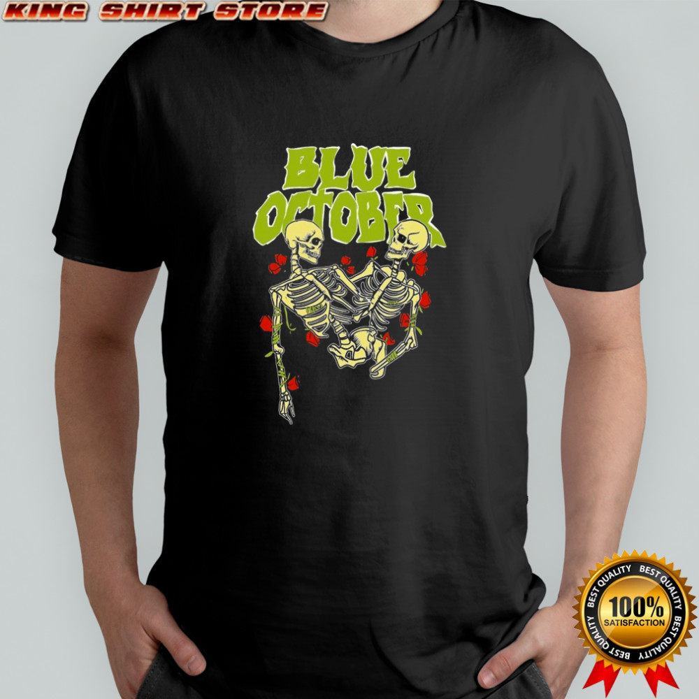 Blue October Skeleton Buddies T-shirt