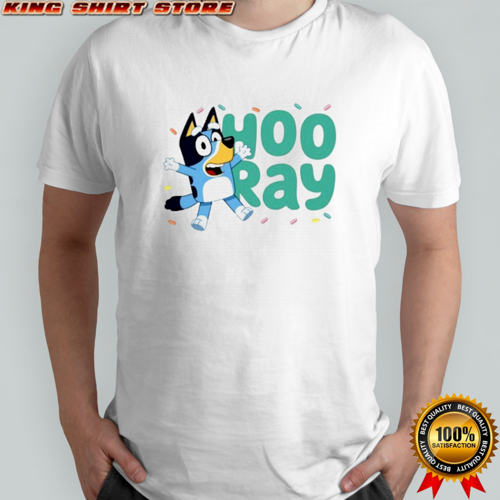 Bluey Teemill Hooray T-shirt