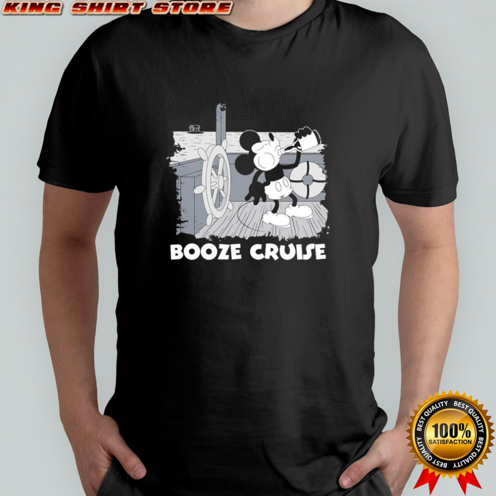 Booze Cruise Mickey Mouse shirt