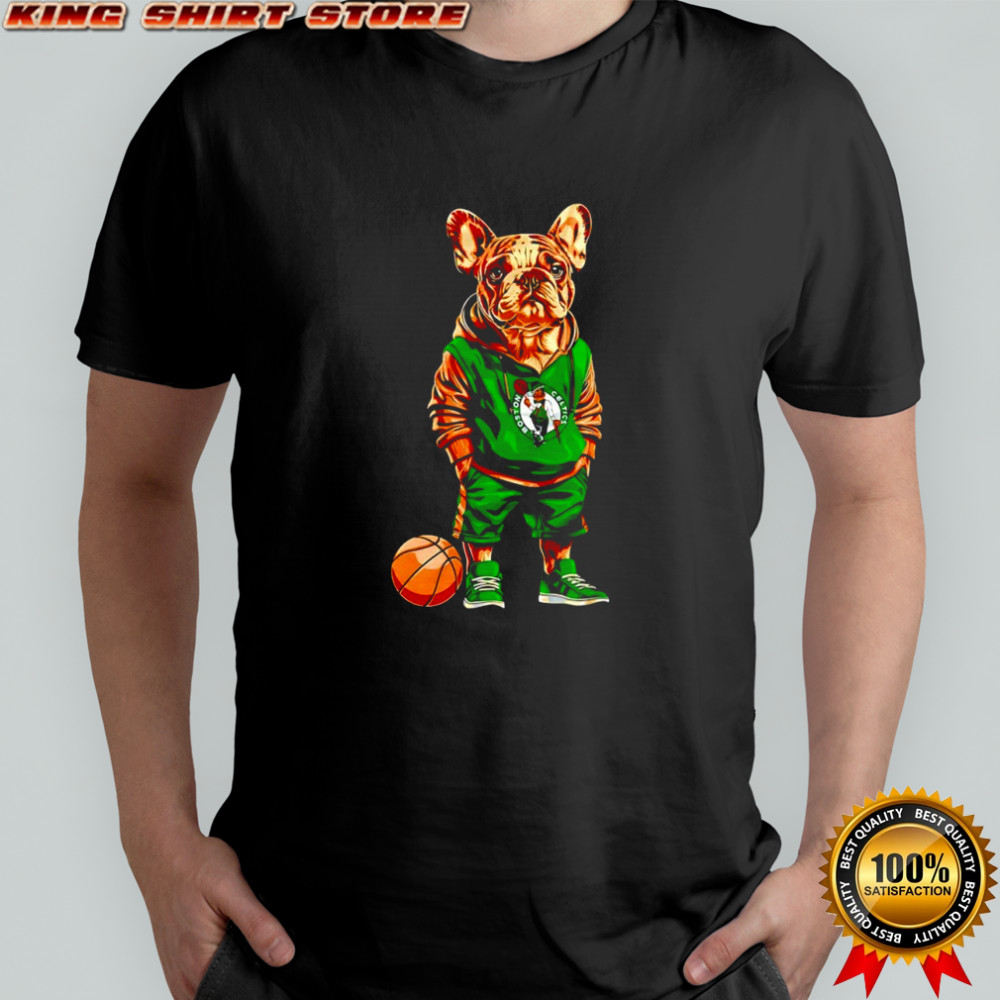 Boston Celtics x Bulldog Hoop Dogs shirt