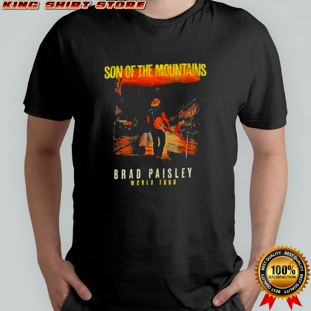 Brad Paisley Son Of The Mountains World Tour 2023 T-shirt