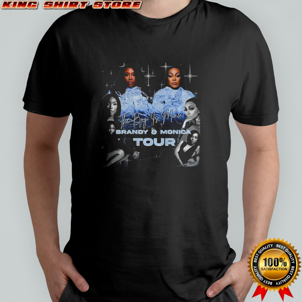 Brandy and Monica The Boy Is Mine tour graphic shirt