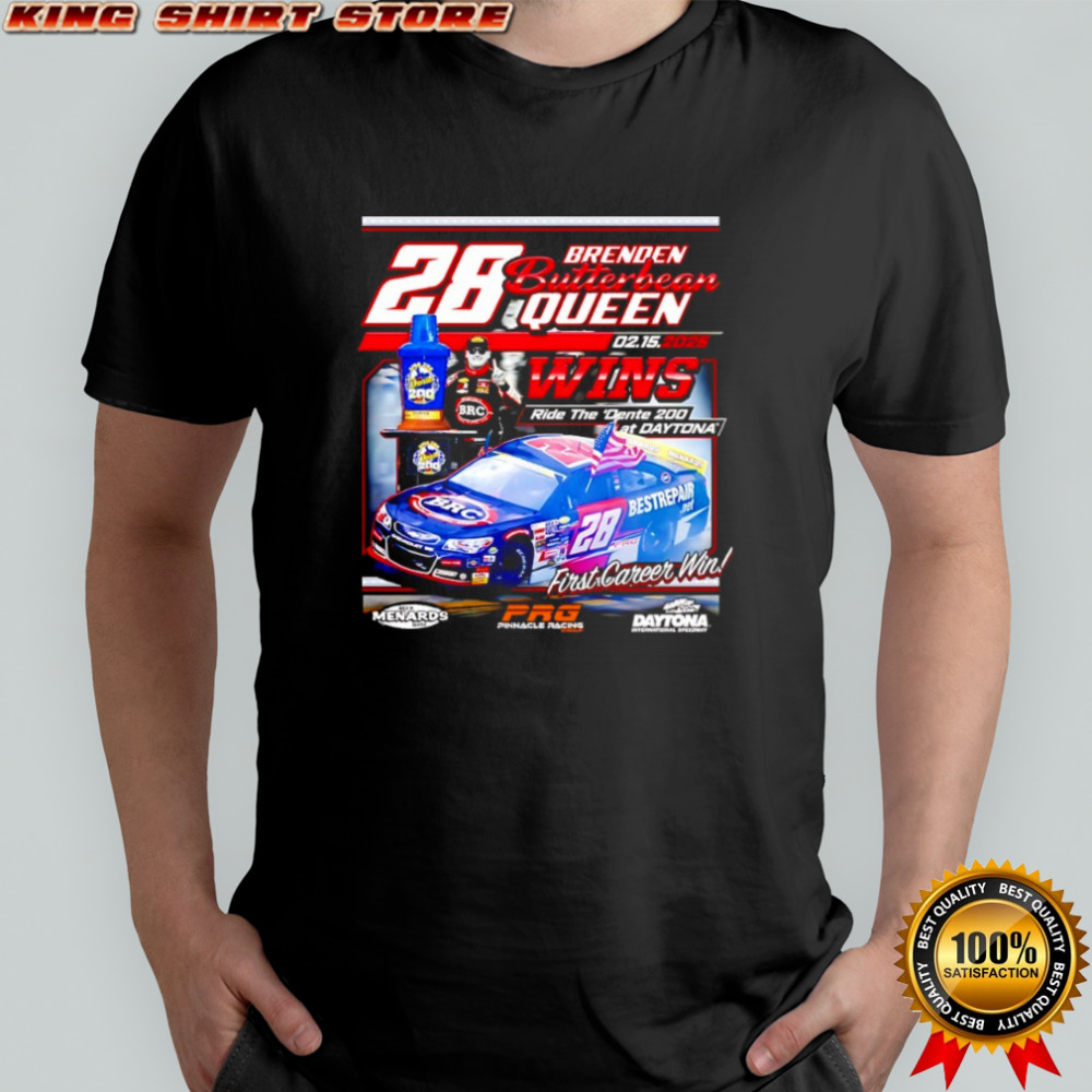Brenden Butterbean Queen’s first career win at Daytona ARCA Menards Series shirt