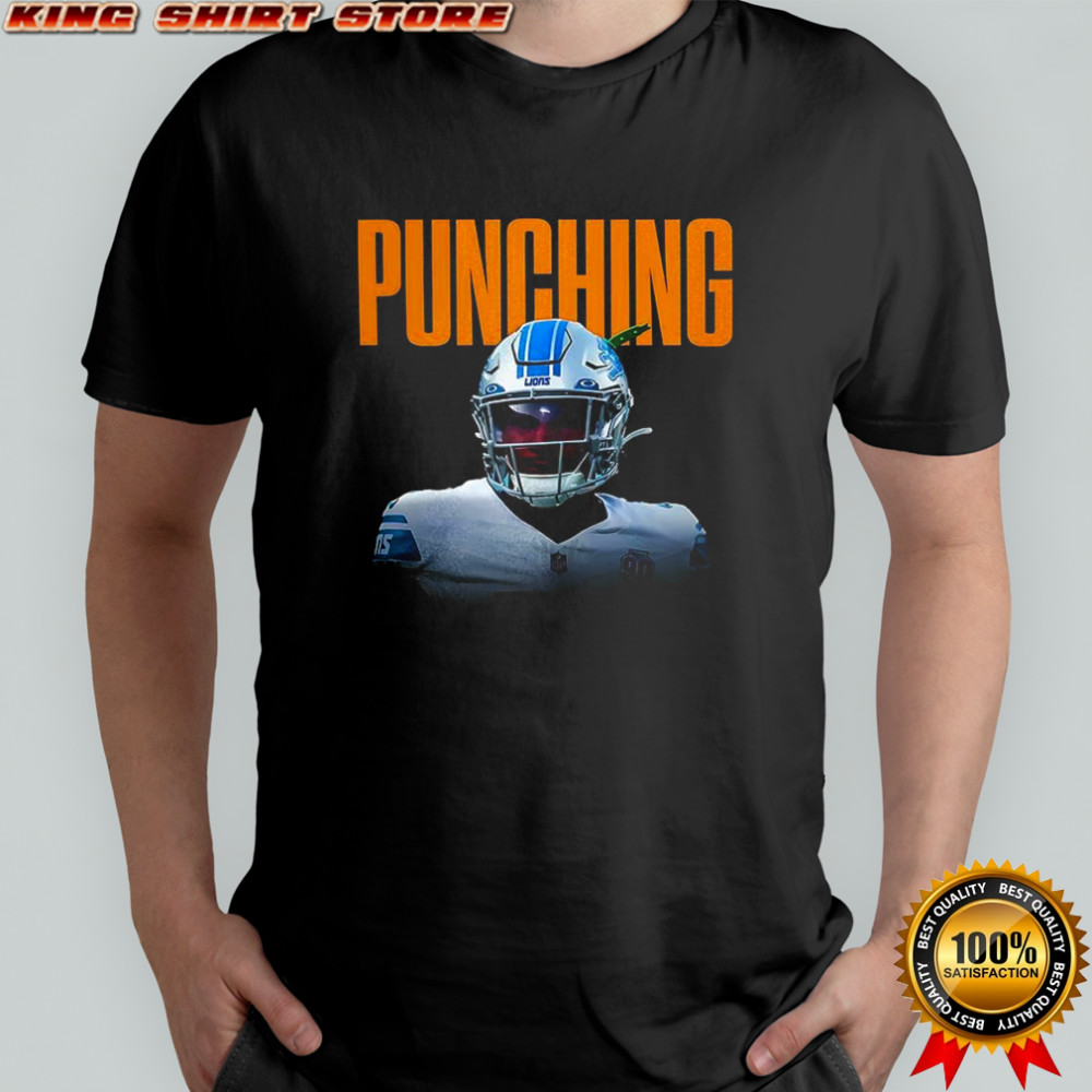 Brian Branch Punching shirt