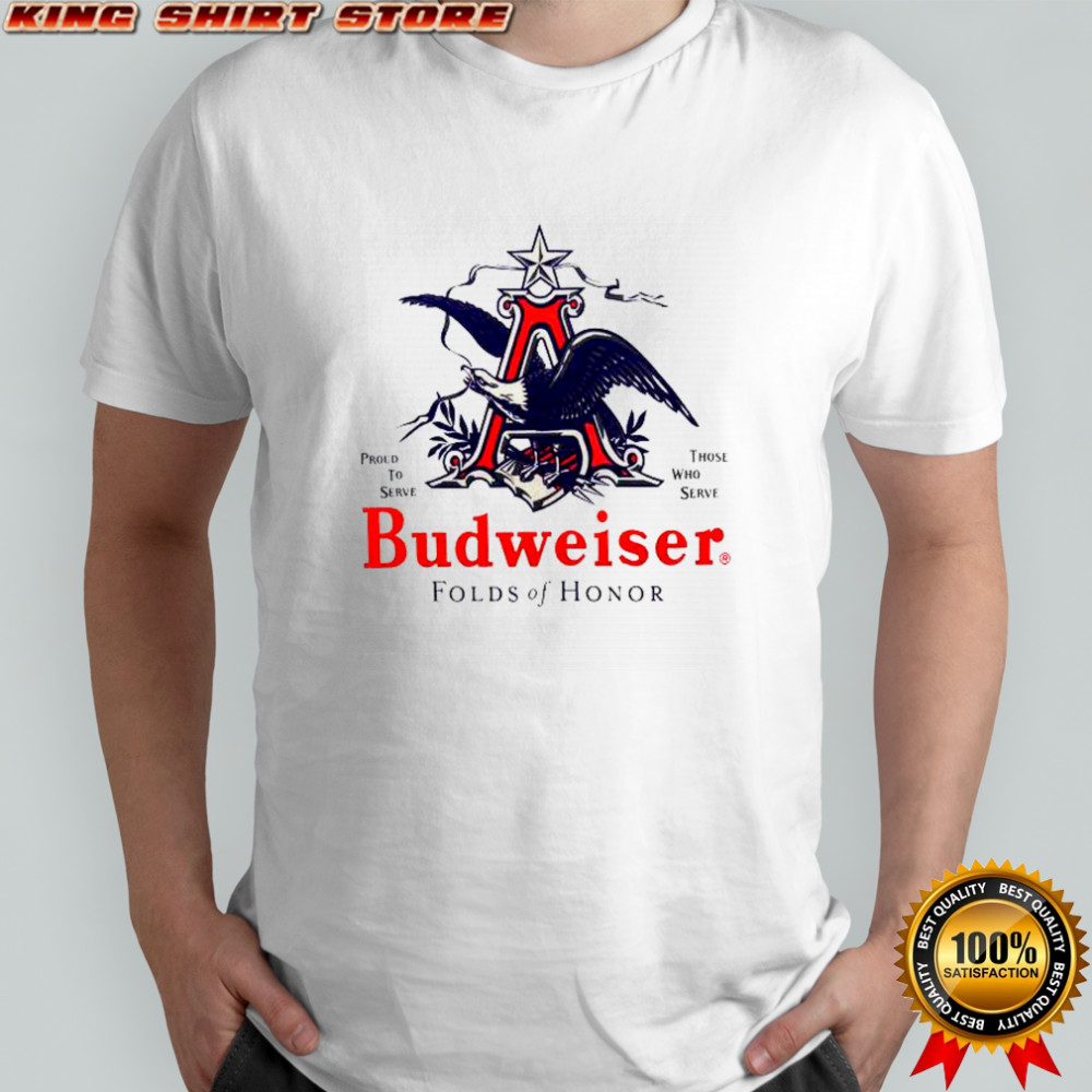 Budweiser Folds Of Honor A&Eagle T-Shirt