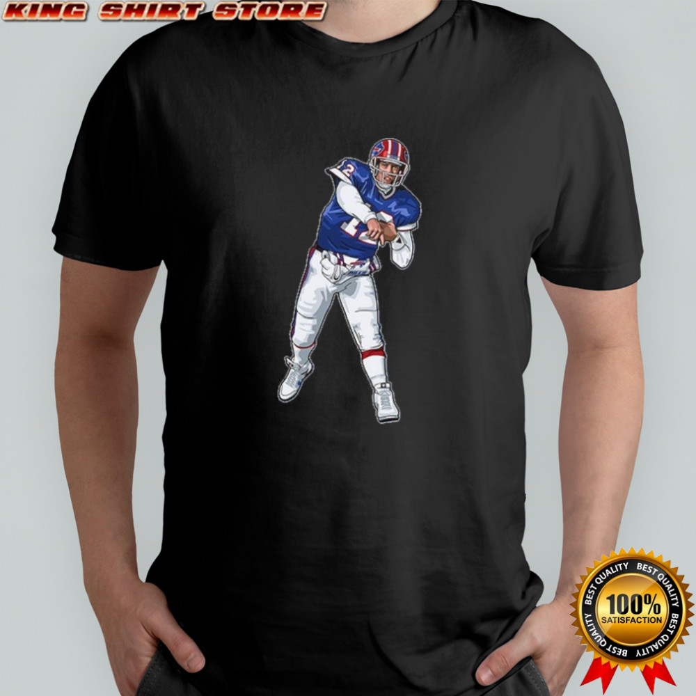 Buffalo Bills Can Josh Allen Skate Pose Art shirt