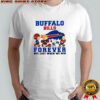 Buffalo Bills forever not just when we win Peanuts characters logo shirt