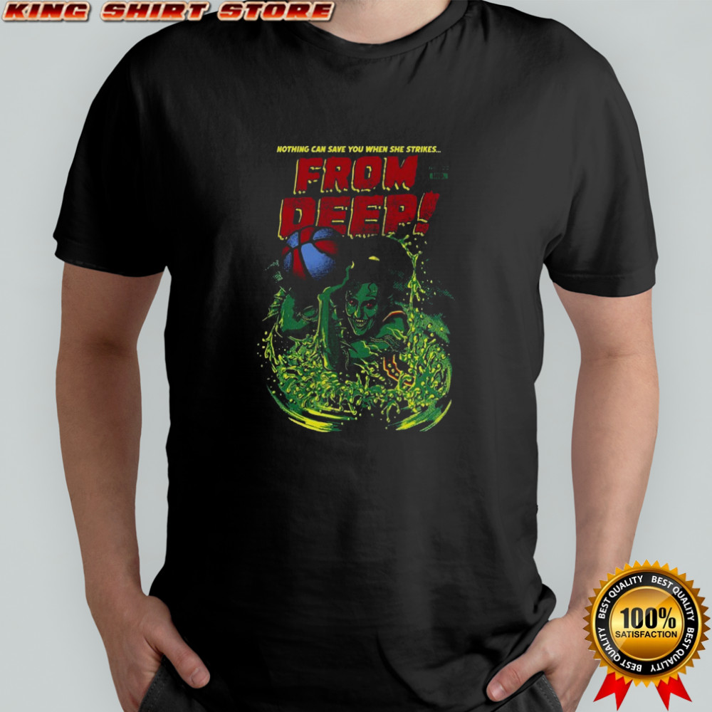 Caitlin Clark Nothing Can Save You When She Strikes From Deep T-shirt
