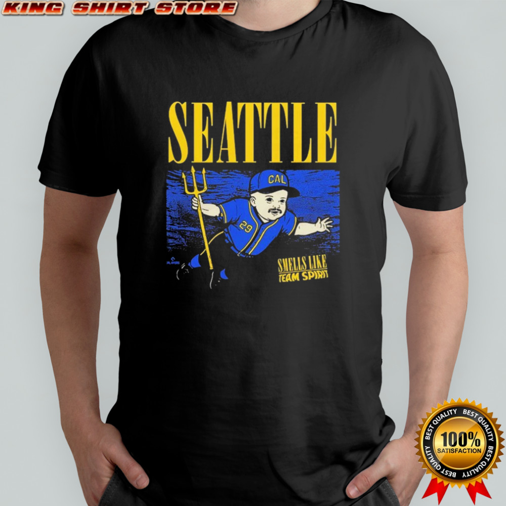 Cal Raleigh Seattle Mariners Smells Like Team Spirit T-Shirt