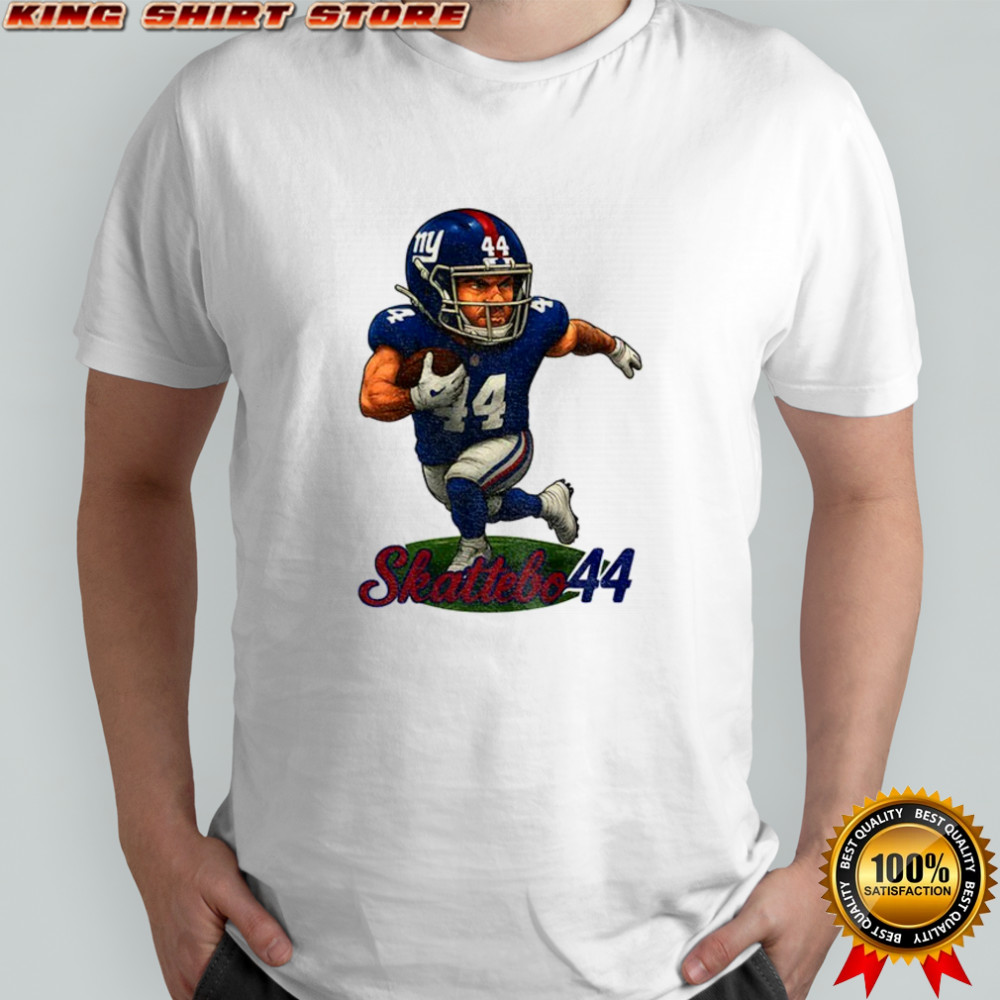 Cam Skattebo #44 Giants Game Day cartoon shirt