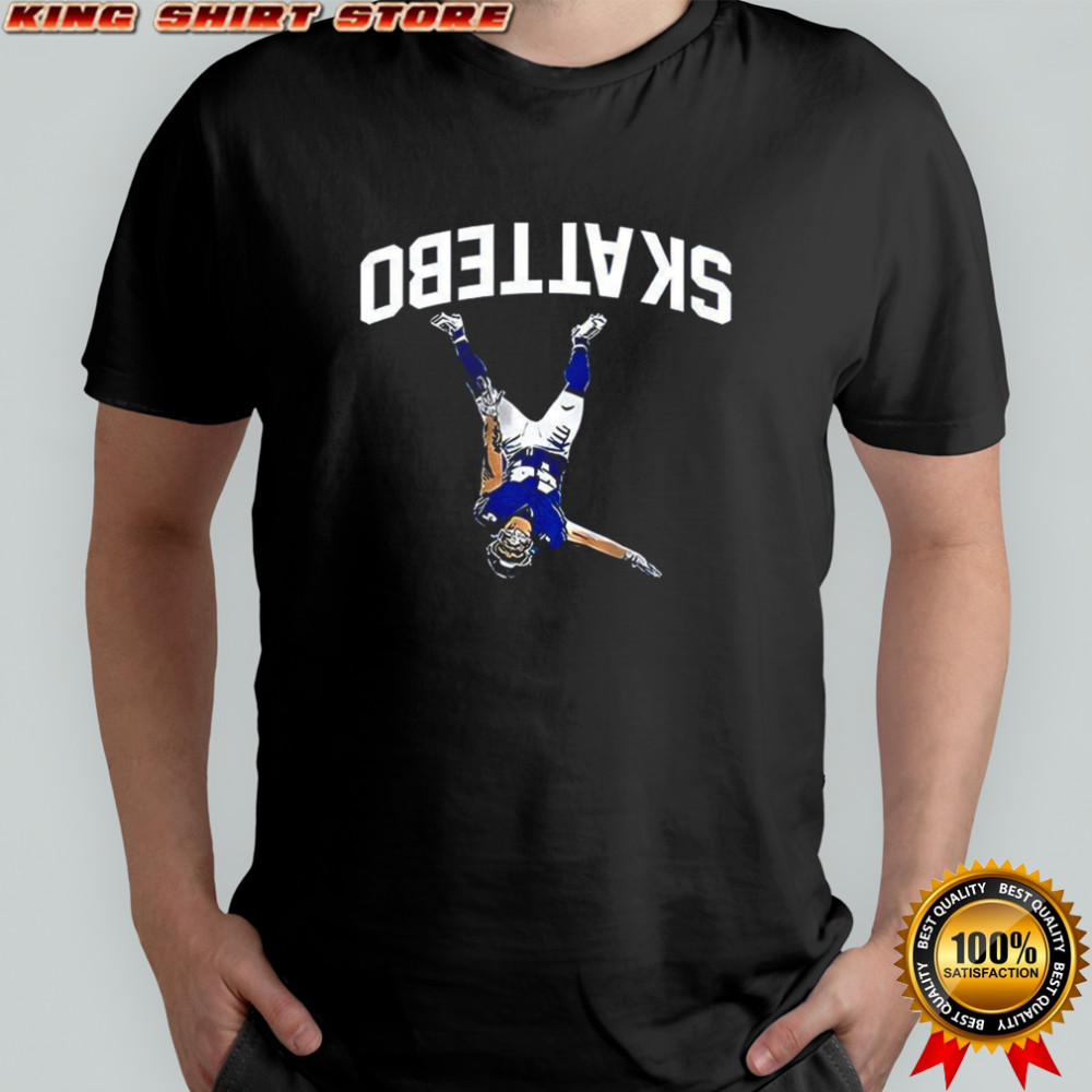 Cam Skattebo TD Flip New York Giants shirt