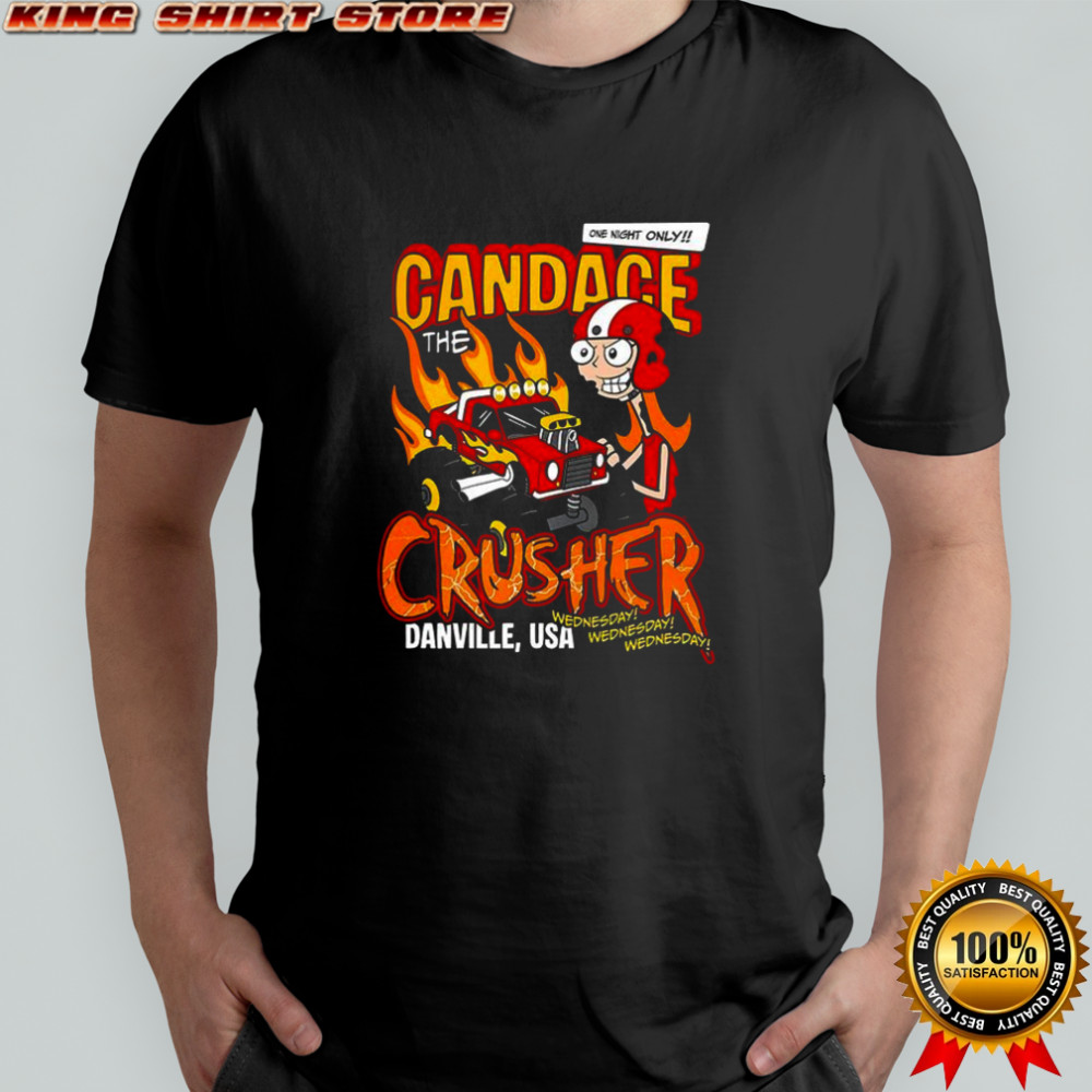 Candace The Crusher Phineas and Ferb one night only wendnesday shirt