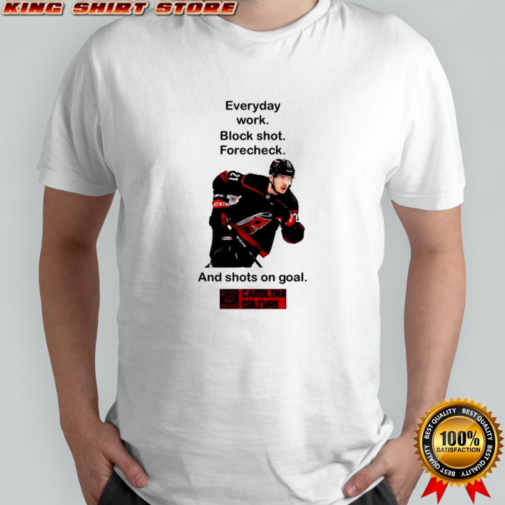 Carolina Culture everyday work block shot forecheck shirt