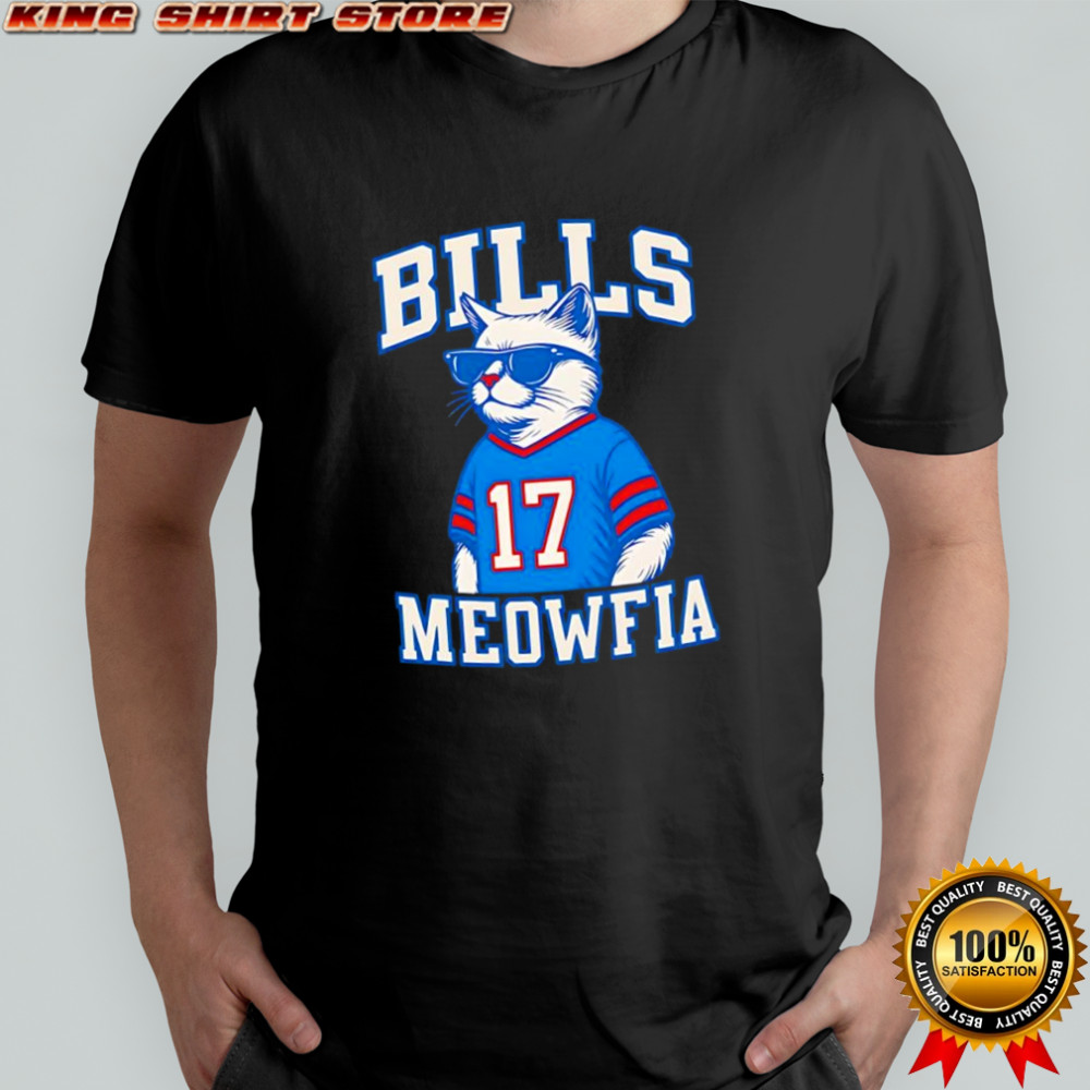 Cat Lovers Bills Meowfia Funny Football shirt