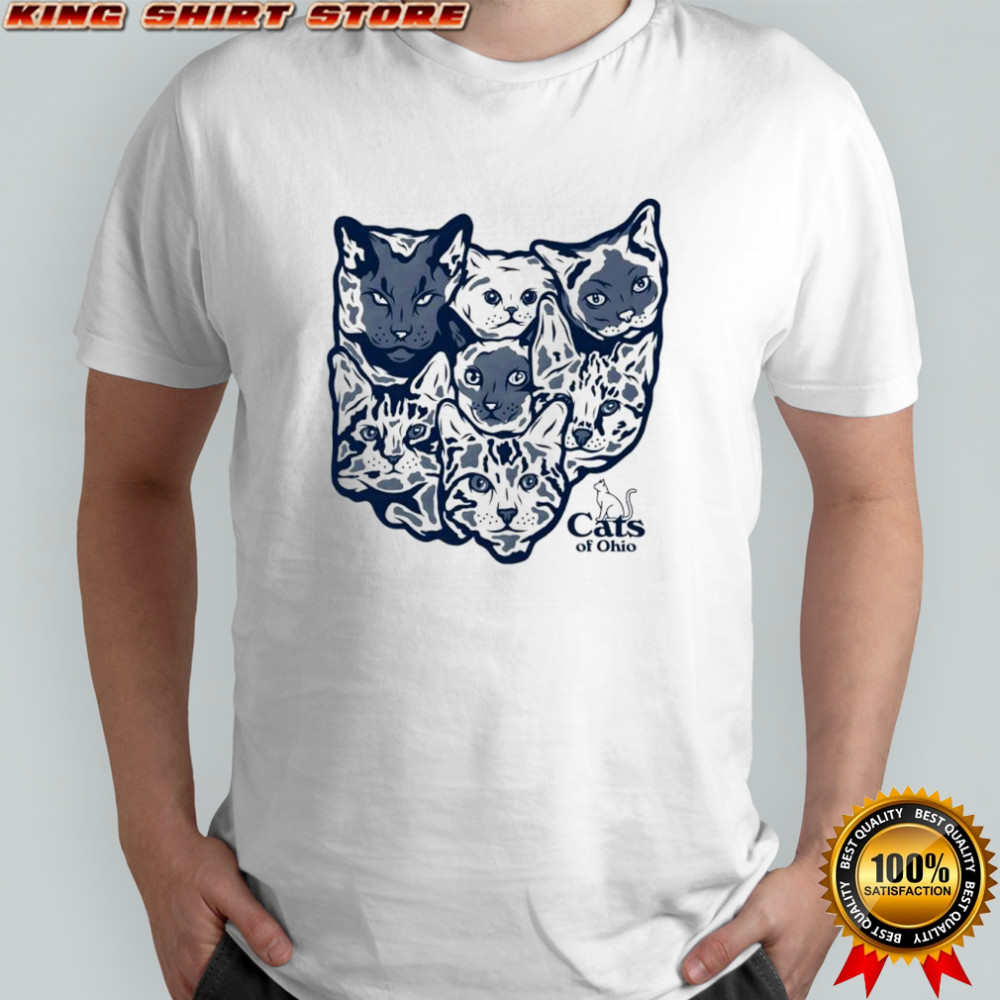 Cats Of Ohio Light Blue Shirt
