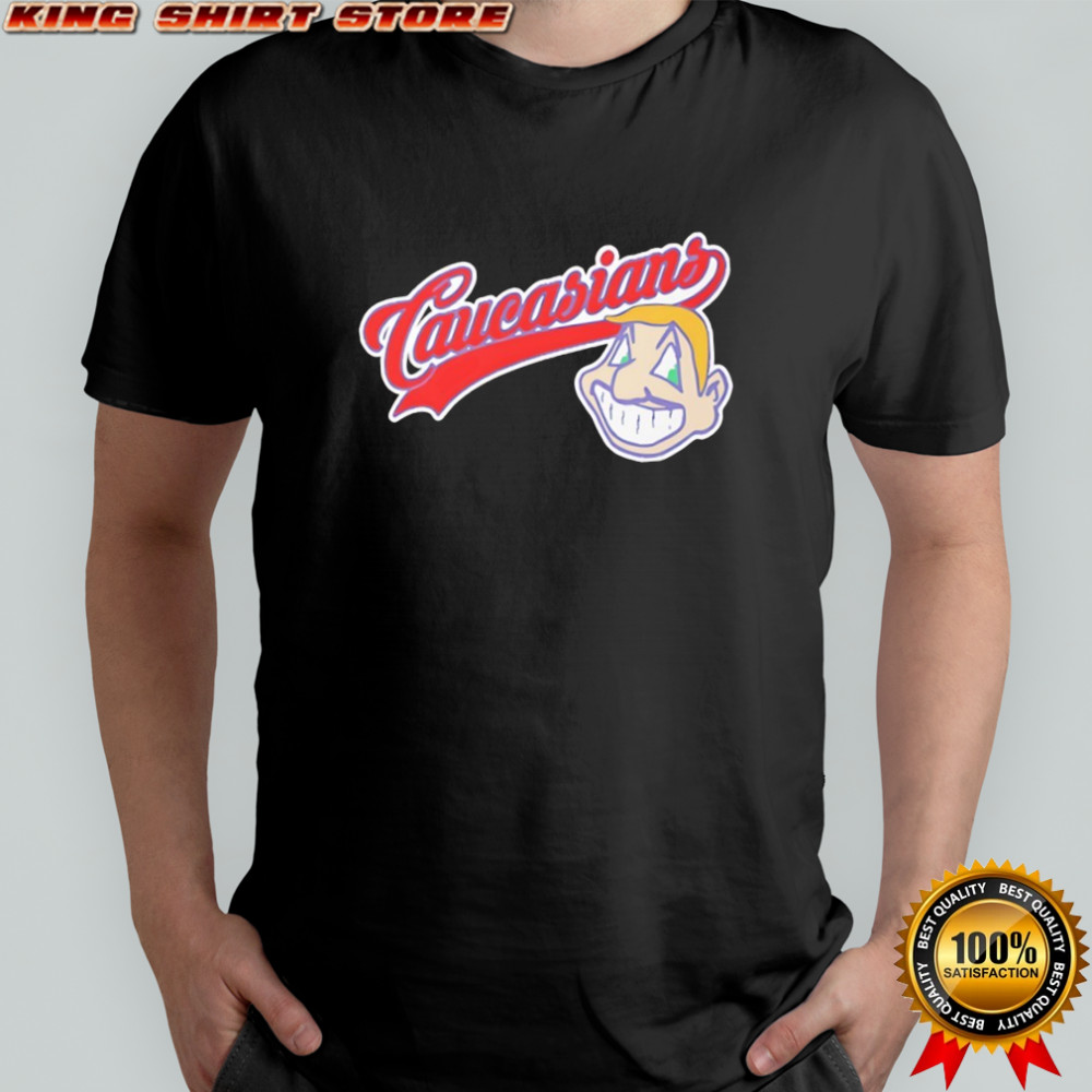 Caucasians style Cleveland Guardians mascot shirt