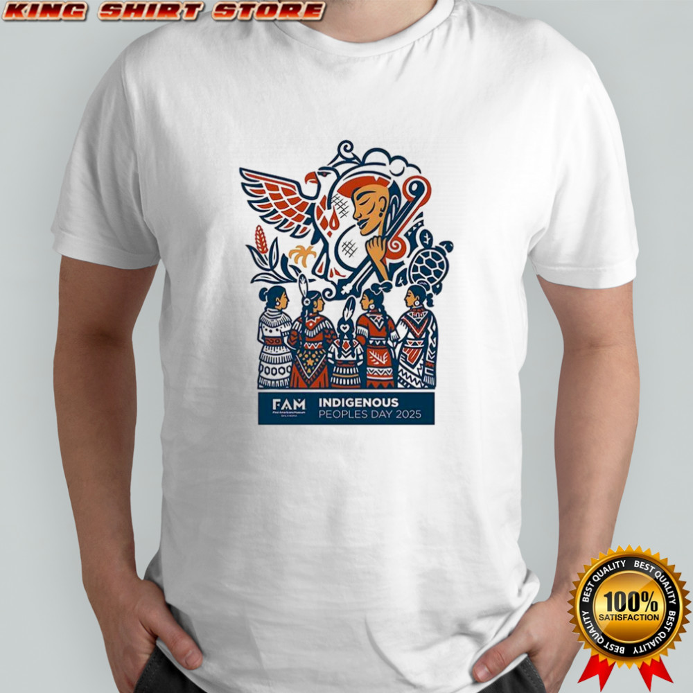 Celebrate Indigenous Peoples Day 2025 graphic shirt