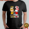 Charlie Brown and Snoopy x Missouri Tigers and Kansas City Chiefs shirt