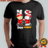 Charlie Brown and Snoopy x Nebraska Cornhuskers and Kansas City Chiefs shirt