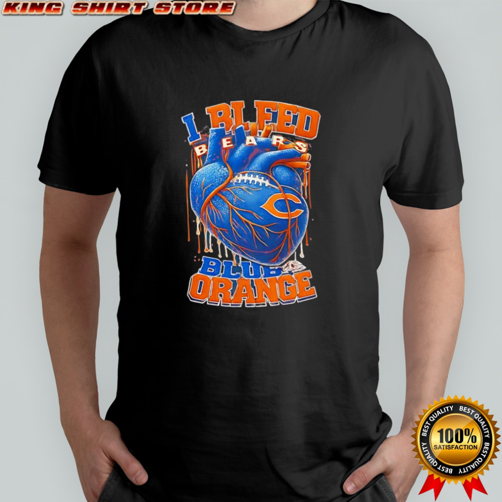 Chicago Bears i bleed steelers black & gold logo shirt