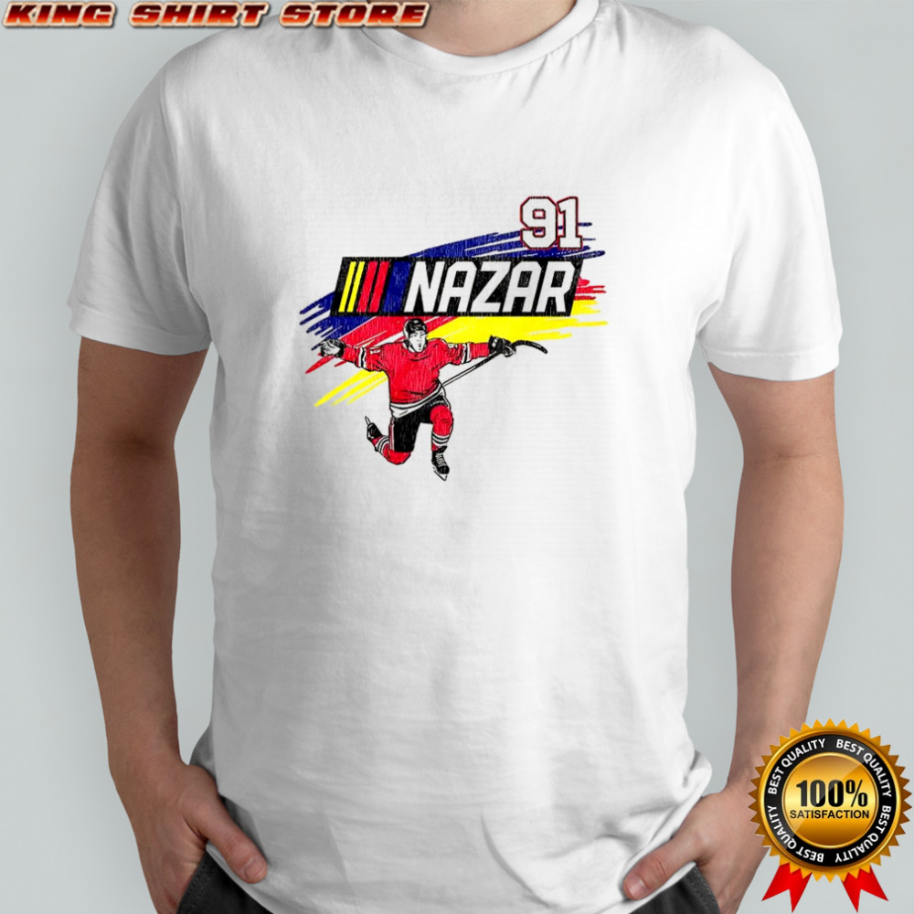 Chicago Blackhawks 91 Nazar NHL shirt