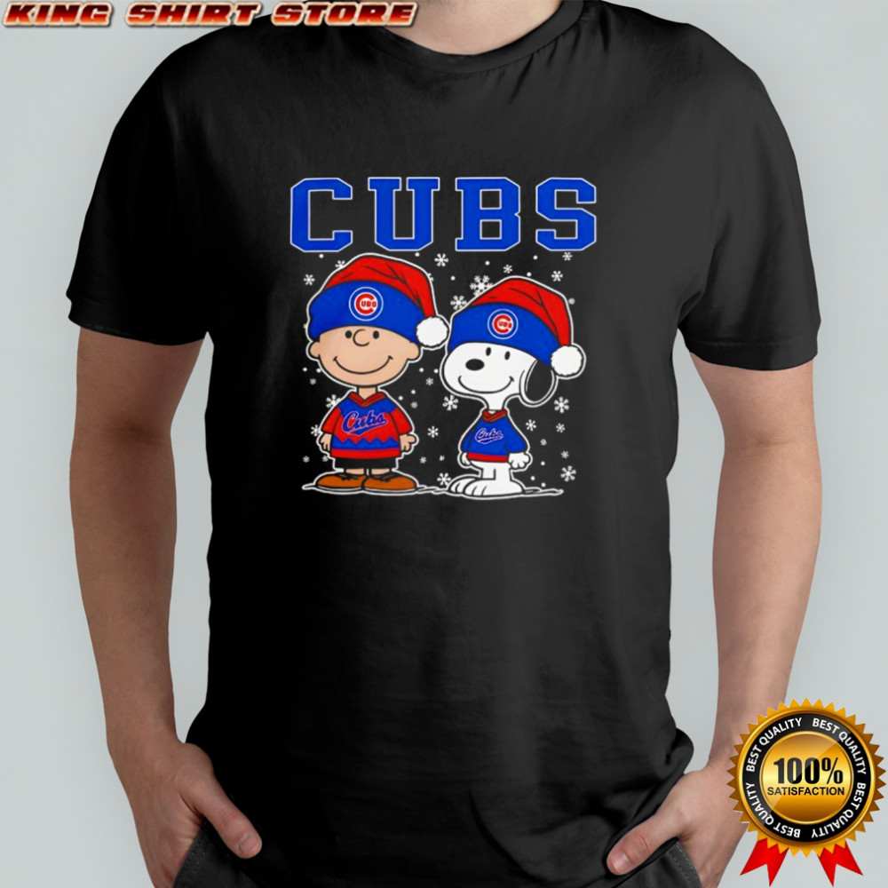 Chicago Cubs Holiday Snoopy Charlie Brown Christmas shirt
