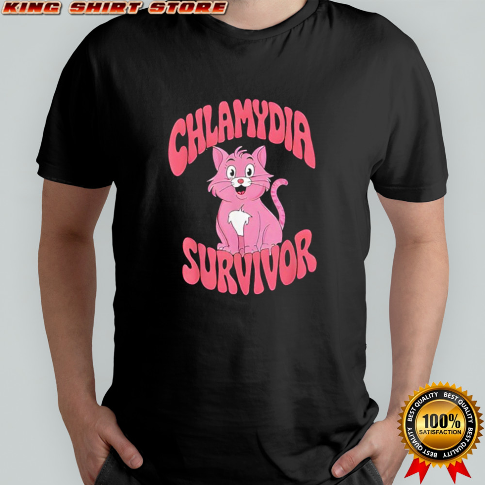 Chlamydia Survivor Cat Shirt