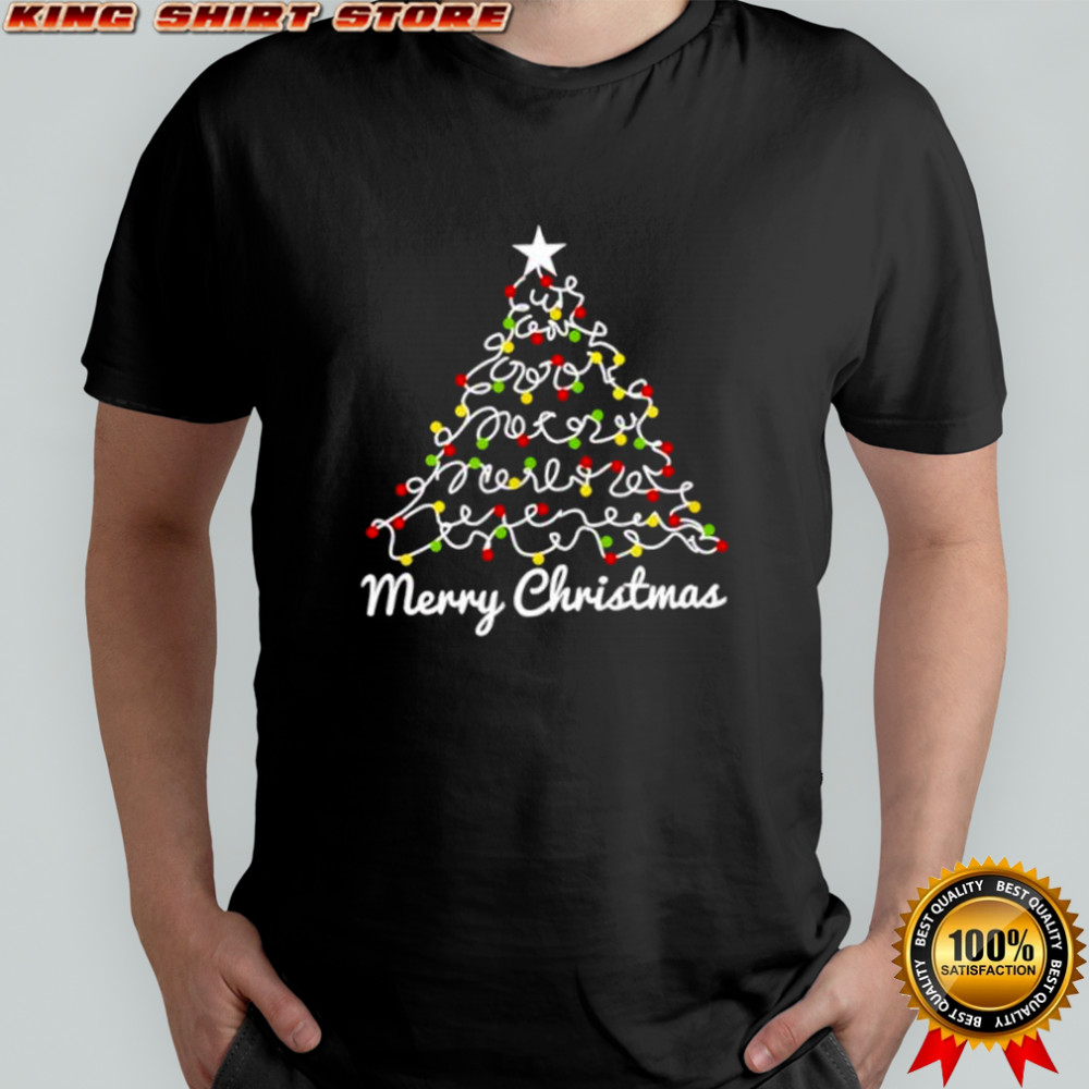 Christmas Tree Tangled Lights shirt