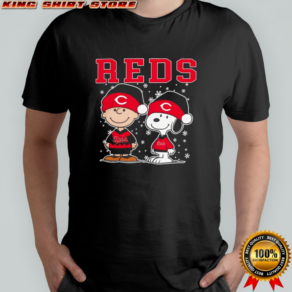Cincinnati Reds Snoopy Charlie Brown Christmas Baseball shirt