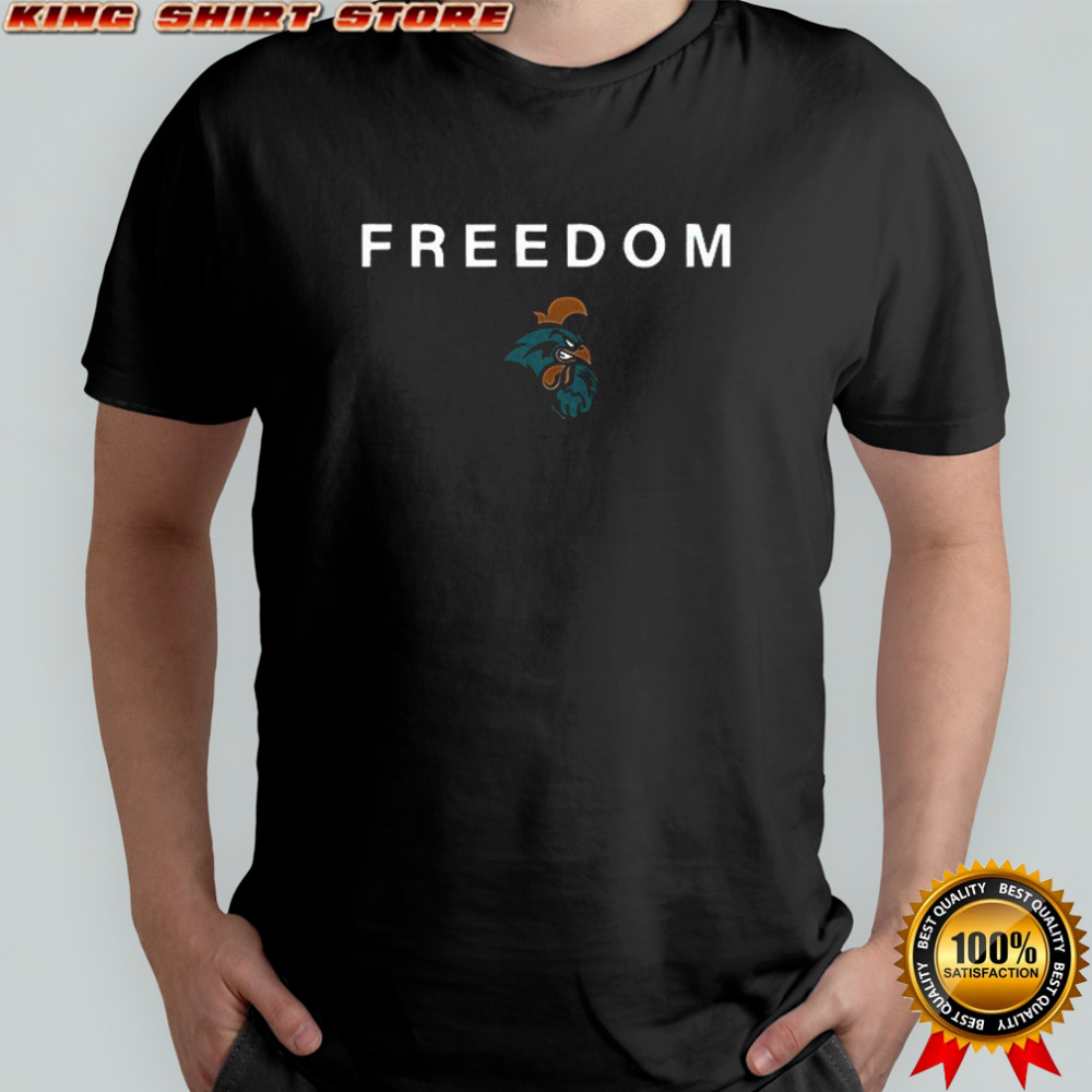 Coastal Carolina Chanticleers Coastal Carolina university x Charlie Kirk freedom shirt