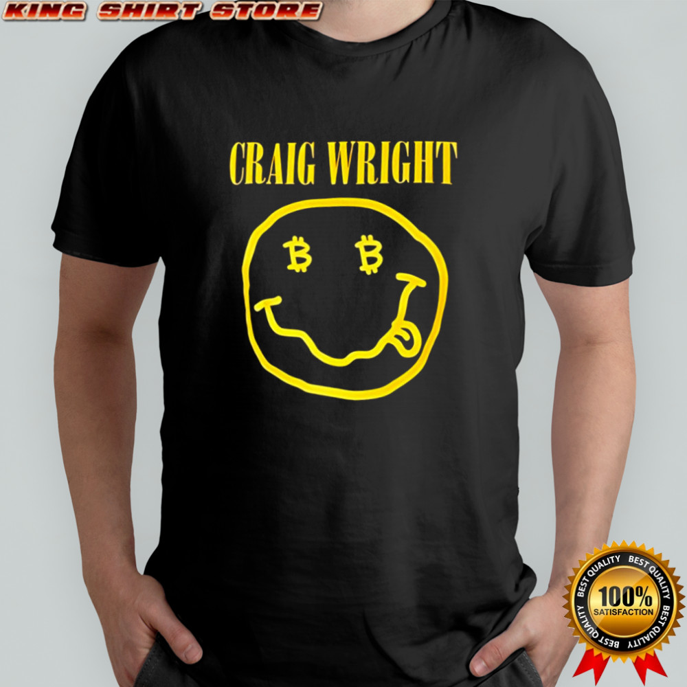 Craig wright Bitcoin logo shirt