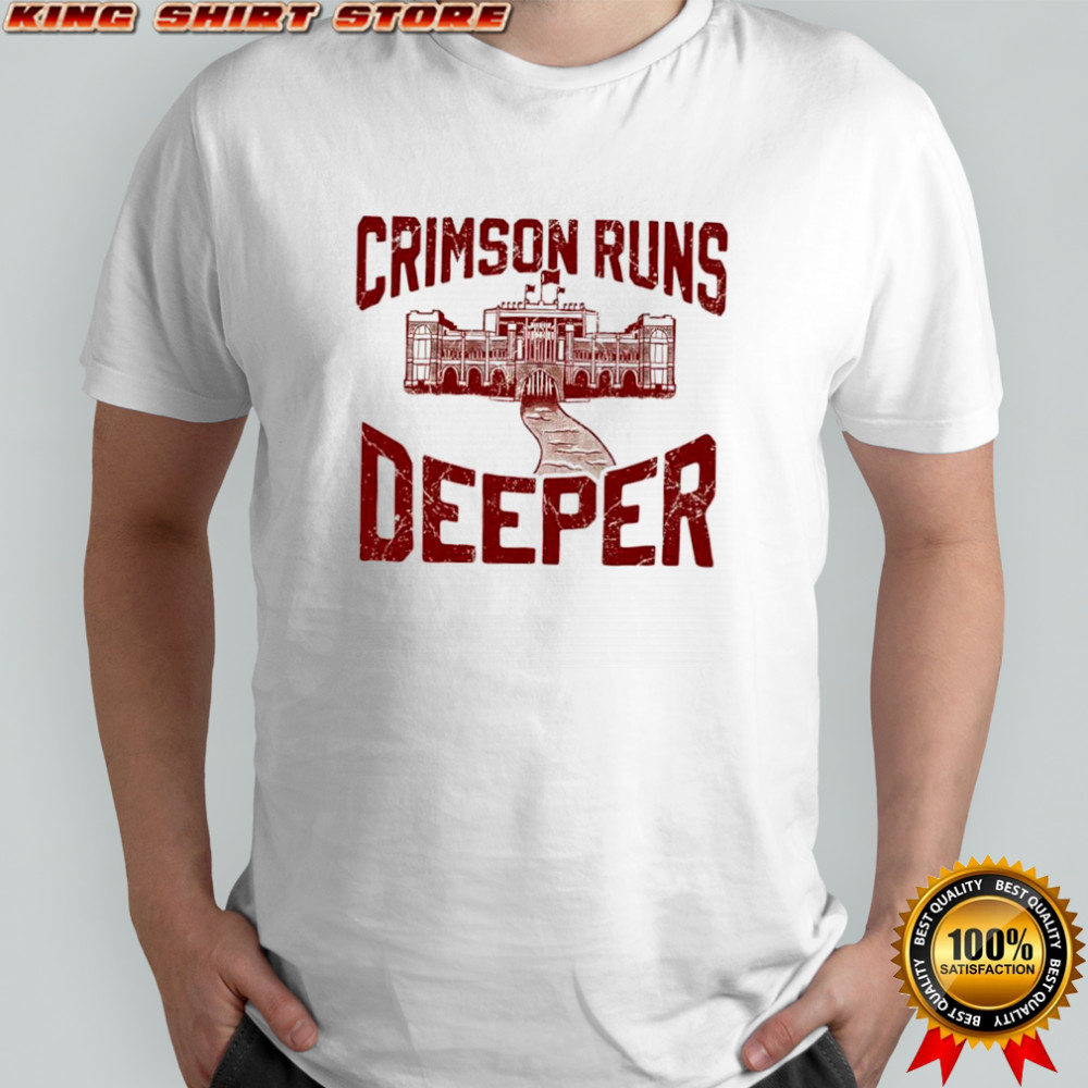 Crimson Runs Deeper graphic shirt