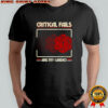 Critical fails are my cardio 20-sided dice Dungeons and Dragons shirt