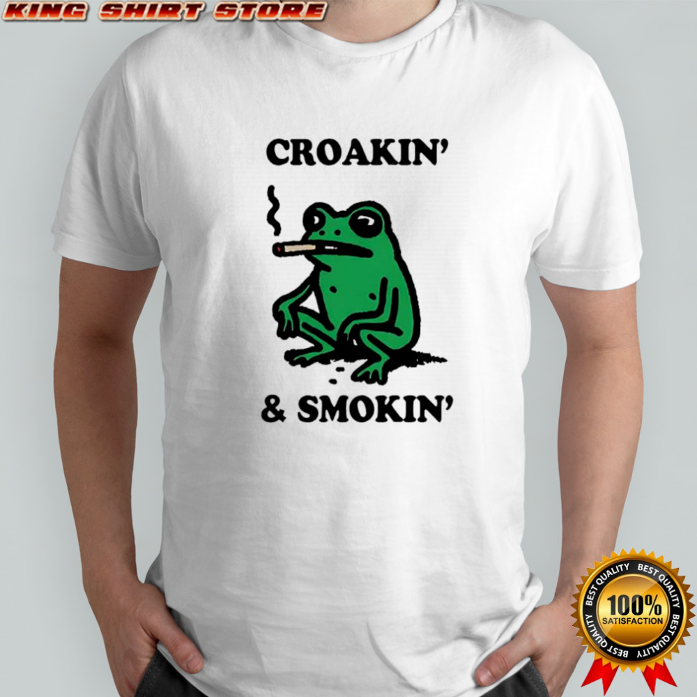 Croakin’ And Smokin’ Frog shirt