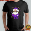 Cute santa with latte Minnesota Football NFL Christmas shirt