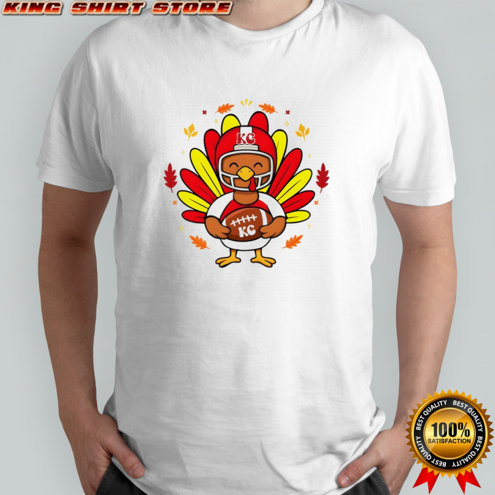 Cute Turkey Football Kansas City Chiefs Thanksgiving shirt