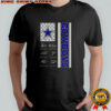 Dak Prescott And Players Dallas Cowboys US Flag Signatures T-Shirt