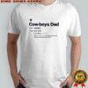 Dallas Cowboys Dad definition shirt