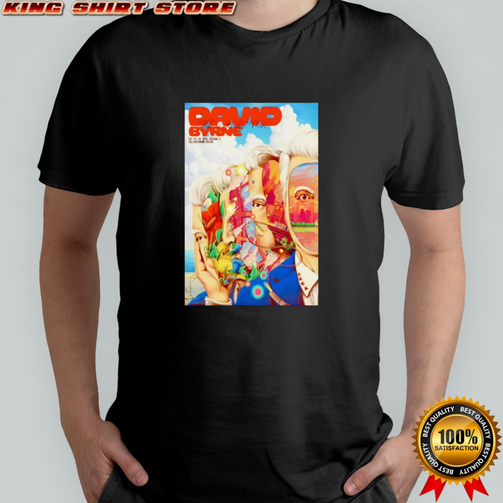 David Byrne Chicago 2025 Poster shirt