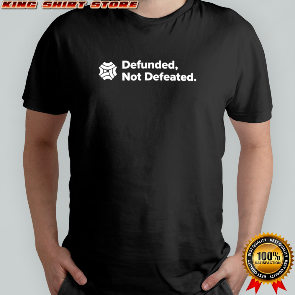 Defunded Not Defeated logo game Star Citizen shirt
