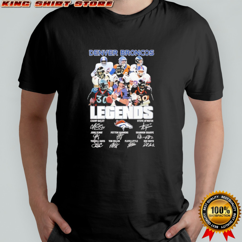Denver Broncos’ Best legends Players of All Time signatures shirt