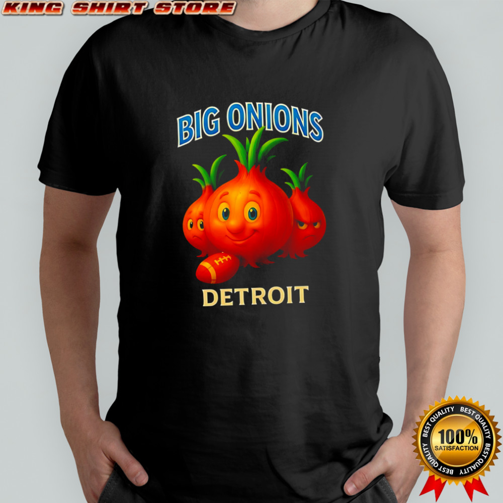 Detroit Big Onions Funny Football shirt