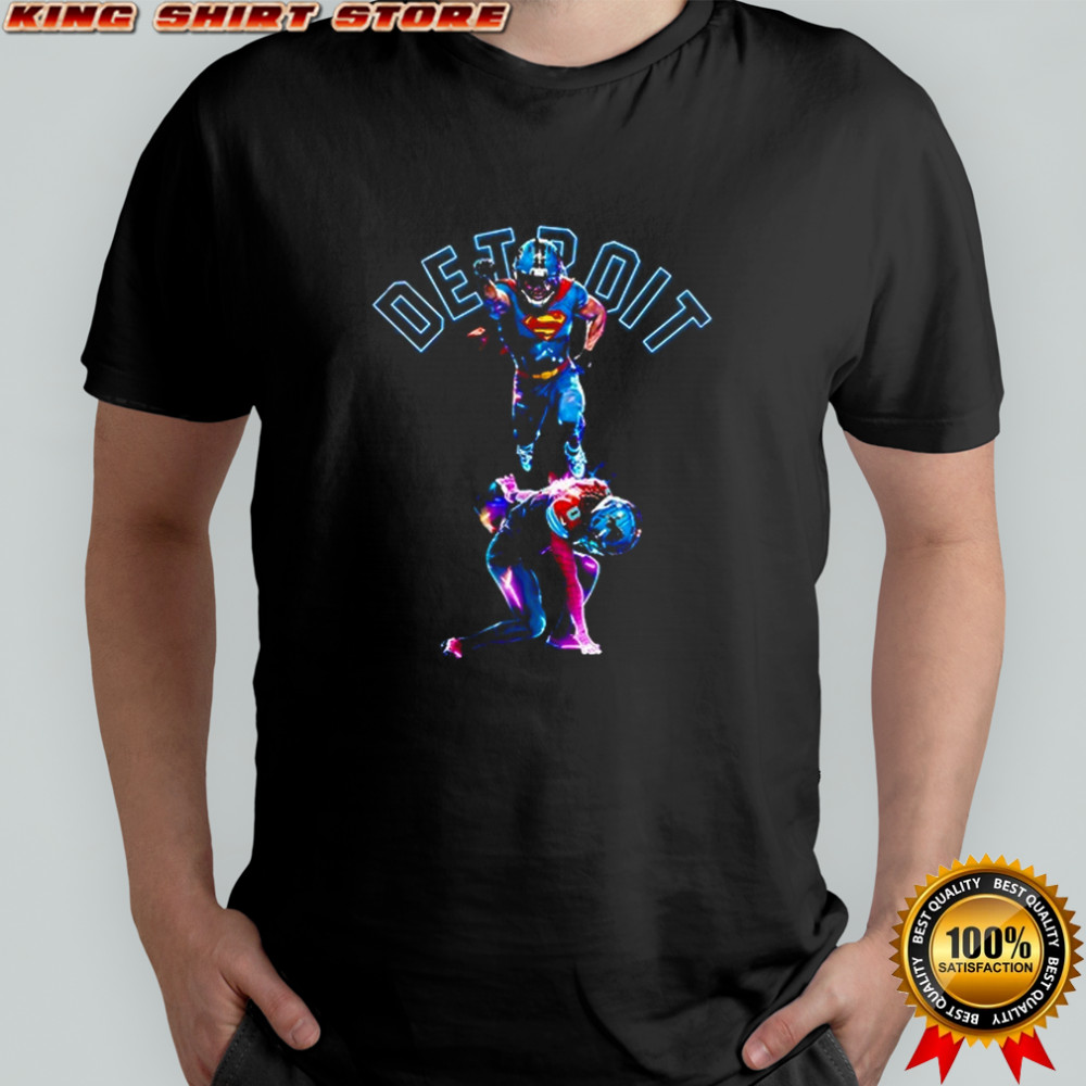 Detroit Lions Amon-ra St. Brown And Jahmyr Gibbs’ Spider-man Superman Shirt